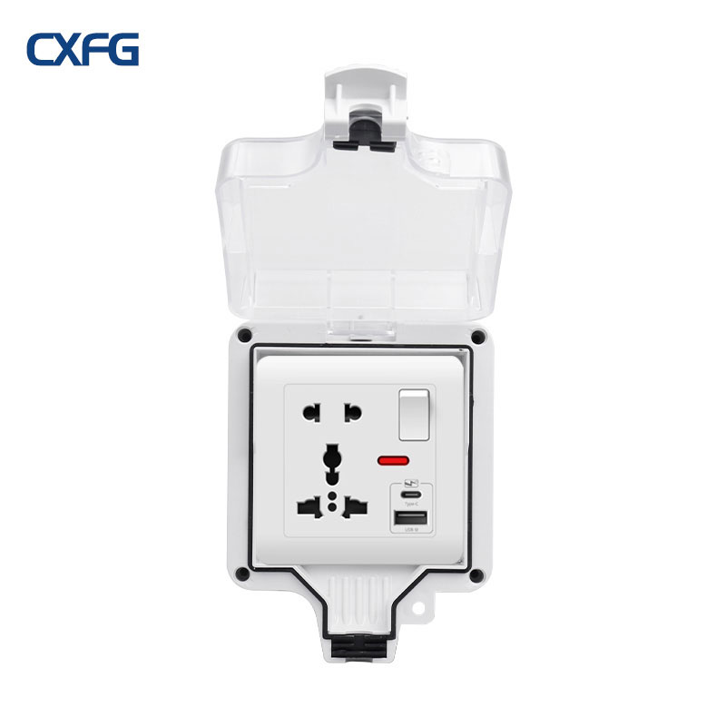 Outdoor Power Adapter Usb C - 86 Typ IP66 Zewnętrzne wodoodporne gniazdo,