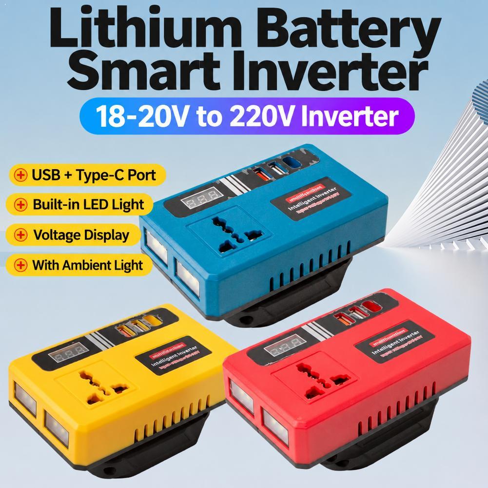 Ac Outdoor Power - Inteligentny inwerter litowo-jonowy 18-21V do 220V