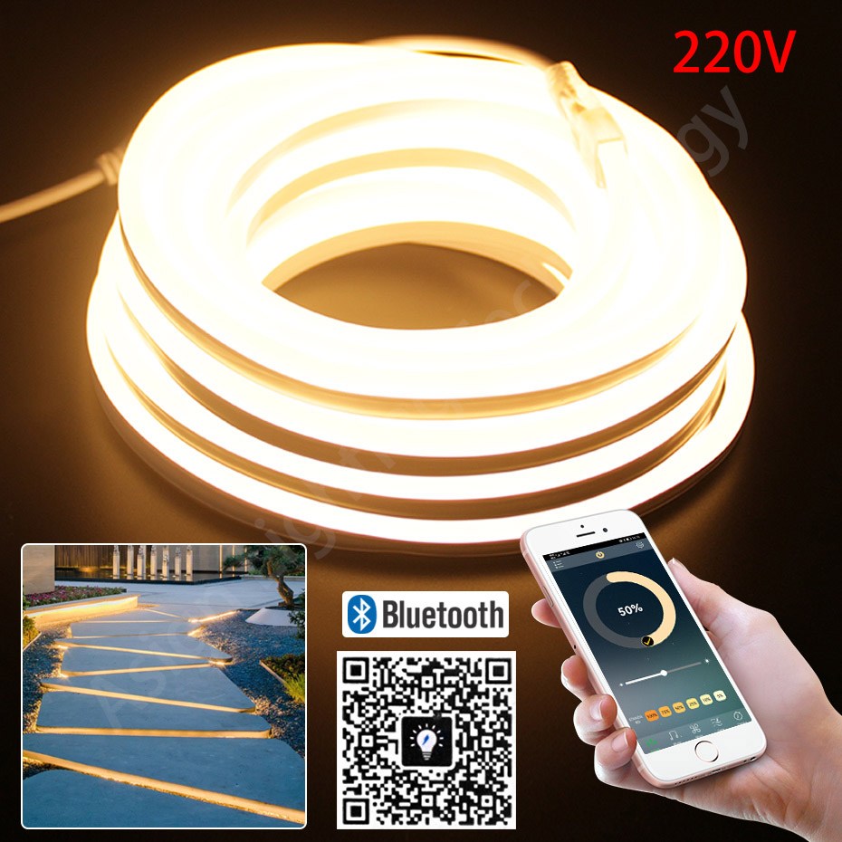 Outdoor Power Strip Weatherproof - Taśma Neonowa LED 220V 2835 120