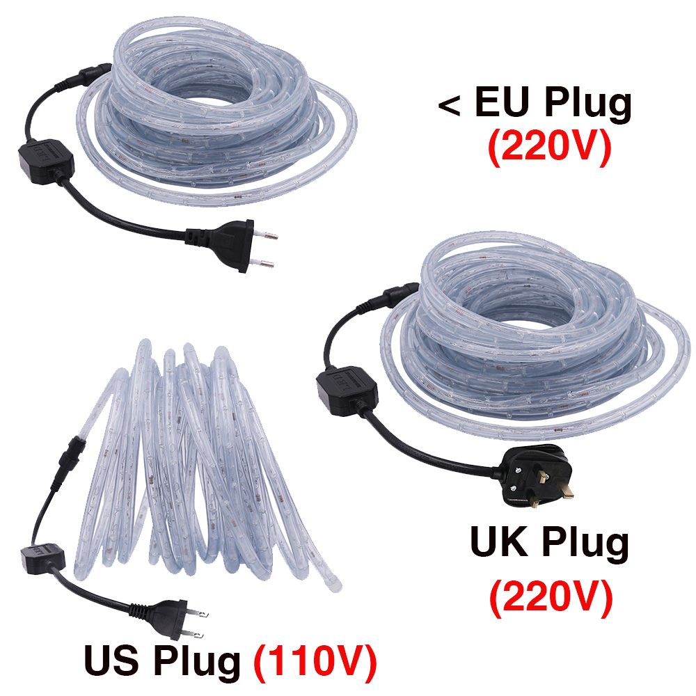 220V 110V tęczowa rurka lampa  – Outdoor Power Strip Weatherproof recenzja i cena